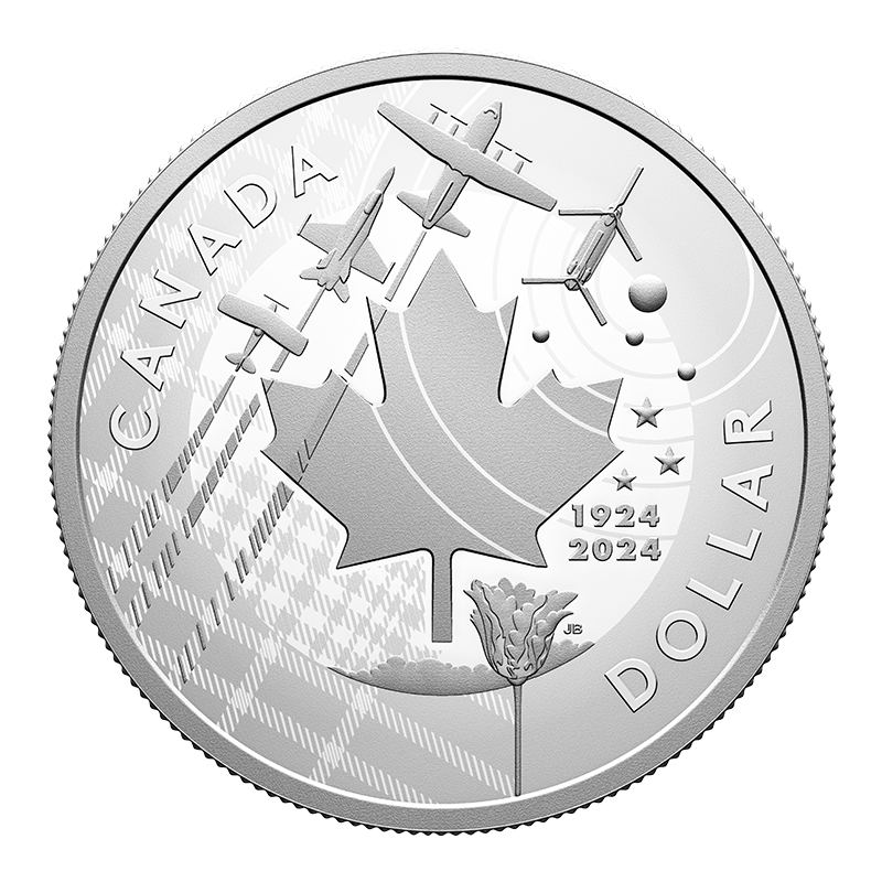 Image pour Dollar épreuve numismatique en argent fin 2024 – 100ᵉ anniversaire de l’Aviation royale canadienne à partir de Métaux précieux TD